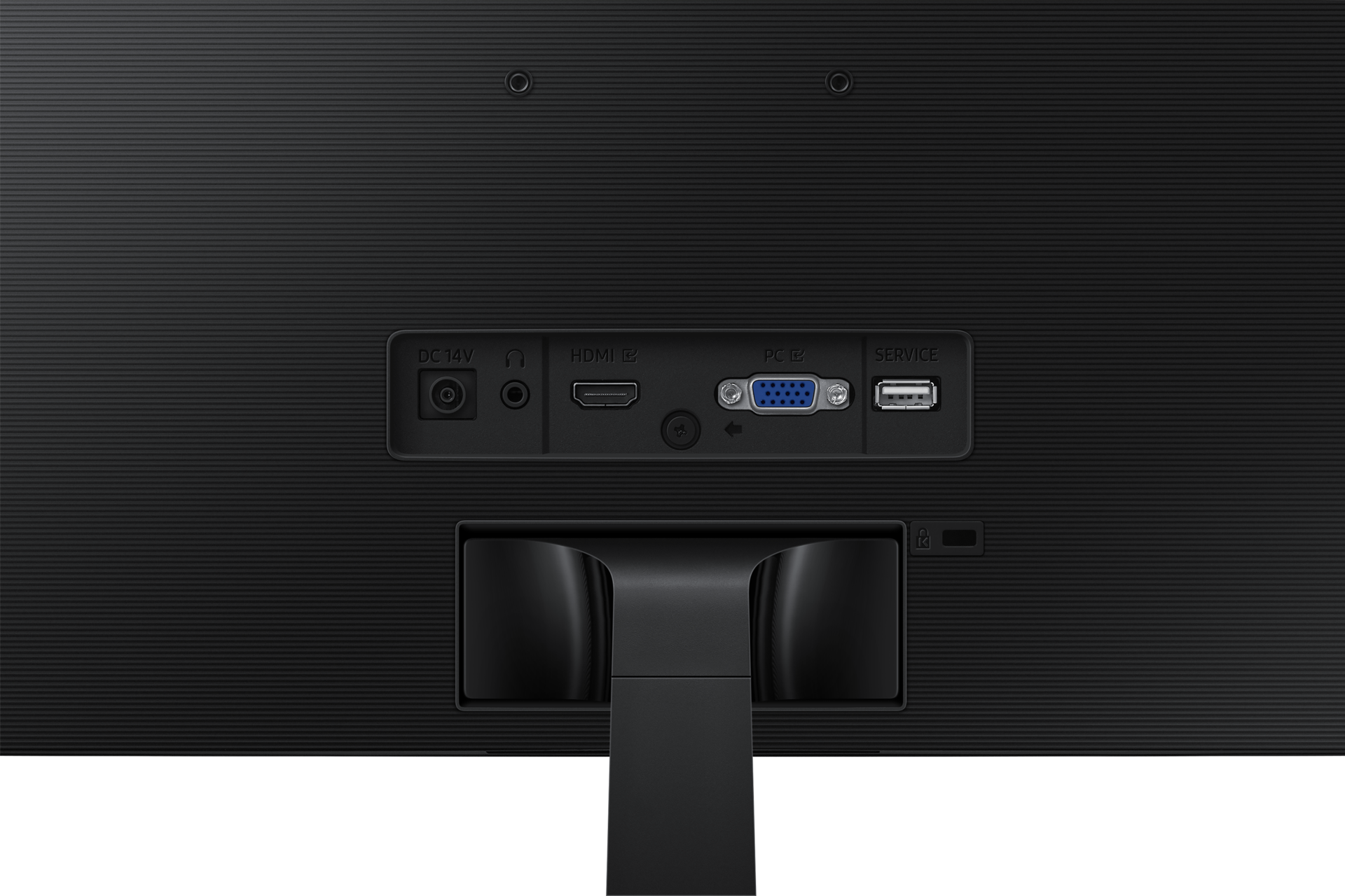 Zakrzywiony monitor 24 cale S36GD | LS24D366GAUXEN z tyłu 