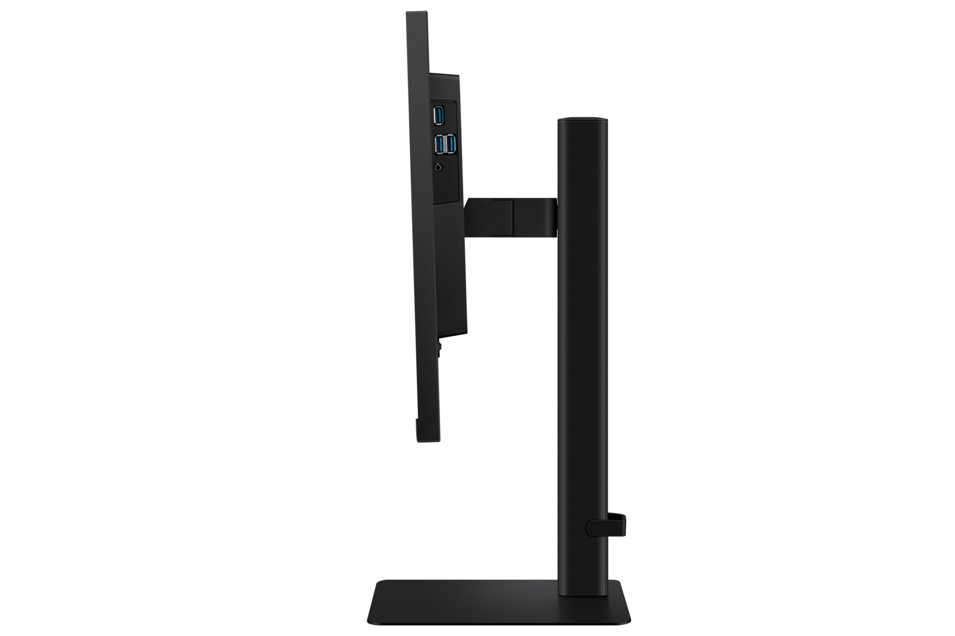 Monitor Viewfinity S6 24 cale QHD LS24D600EAUXEN - widok bokiem z pochylonym ekranem