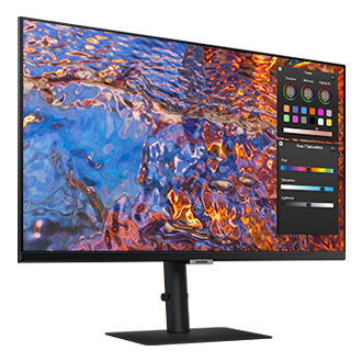 27" UHD Monitor with DCI-P3 98%, HDR and USB type-C L-perspective Black 