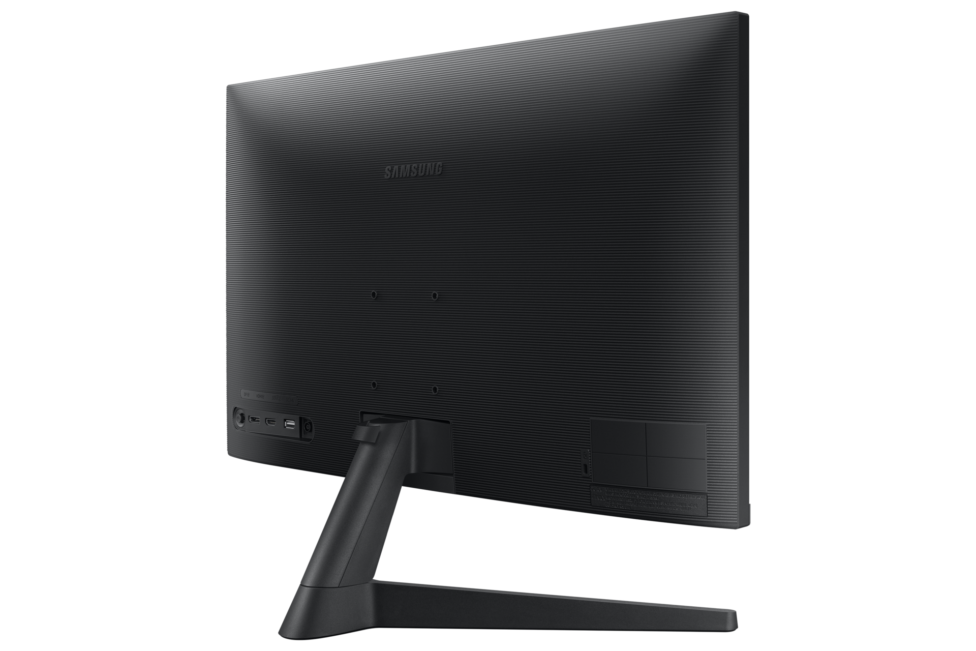 Samsung Essential S3 27'' S33GC - boczny widok tyłu urządzenia pod kątem z prawej strony
