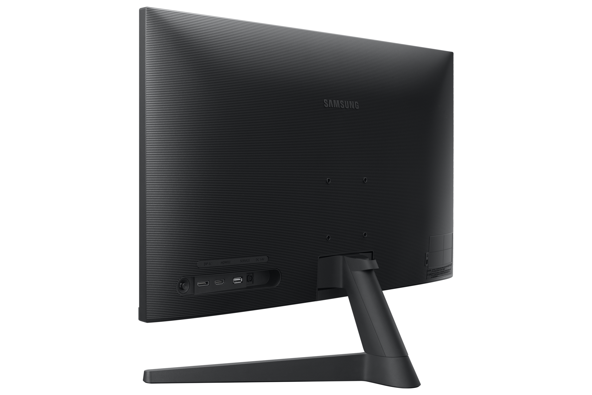Samsung Essential S3 27'' S33GC - boczny widok tyłu urządzenia pod kątem z lewej strony