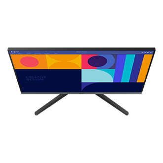Samsung Essential S3 27'' S33GC - widok pod kątem z góry