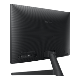 Samsung Essential S3 27'' S33GC - boczny widok tyłu urządzenia pod kątem z lewej strony