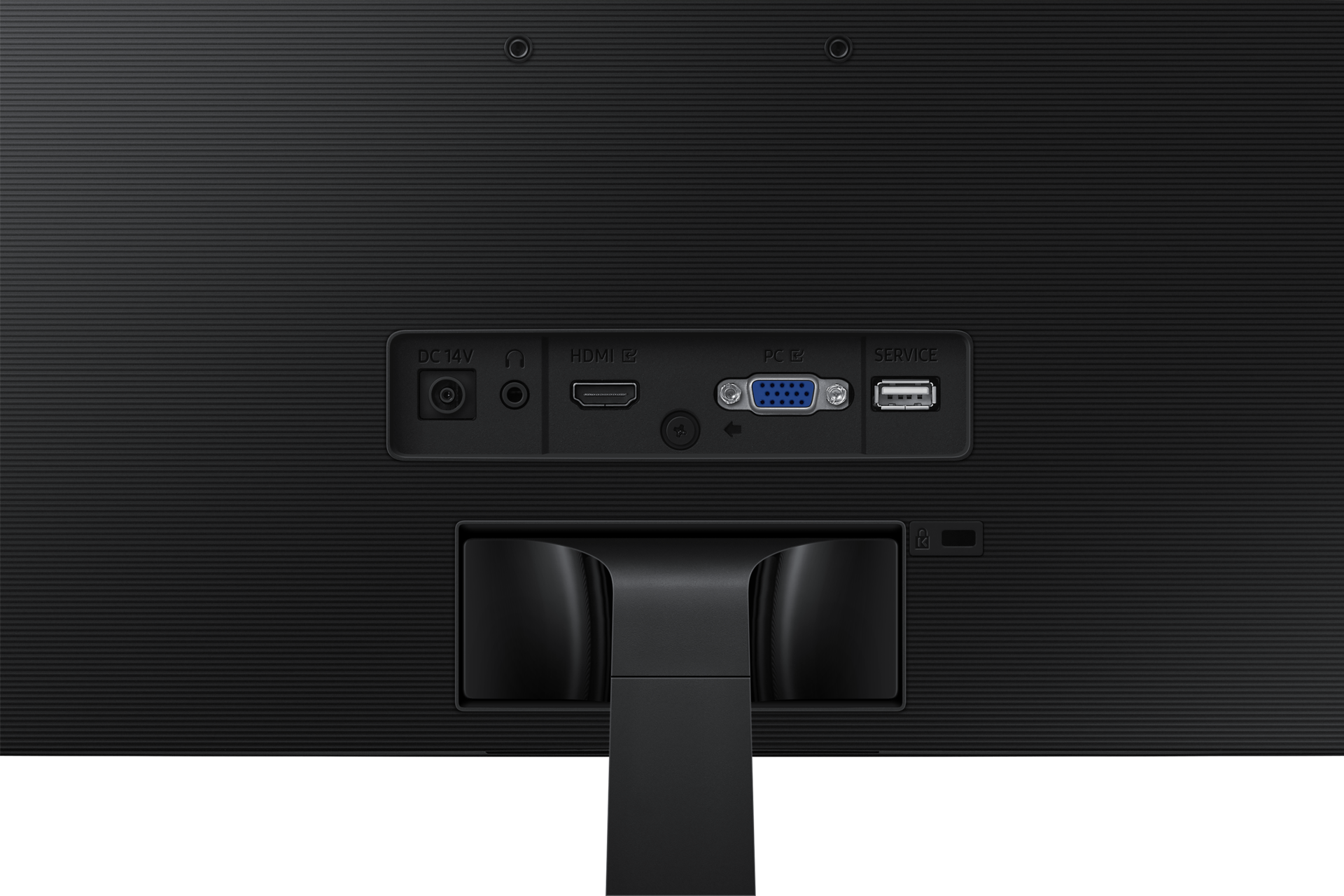 Zakrzywiony monitor 27 cale S36GD | LS27D366GAUXEN z tyłu 
