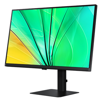 Monitor Viewfinity S6 27 cali QHD LS27D600EAUXEN - stojący po skosie w prawo
