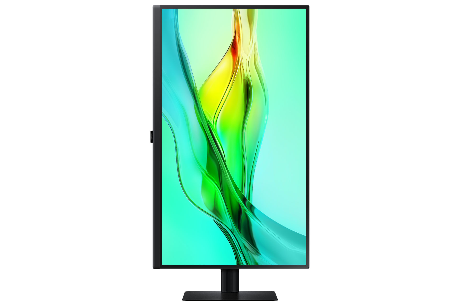 Monitor Viewfinity S6 27 cali QHD LS27D600UAUXEN - widok z ekranem pionowo