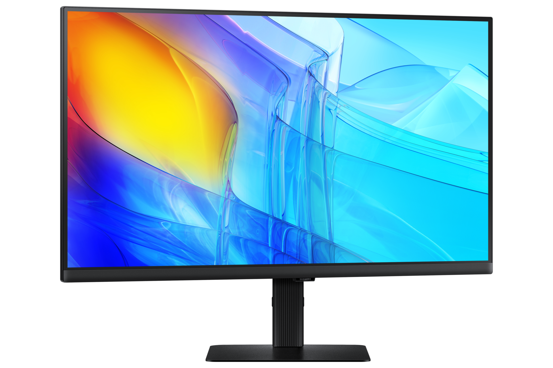 Monitor Viewfinity S8 27 cali 4K UHD LS27D800UAUXEN - widok z ekranem po skosie w lewo