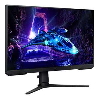 Monitor gamingowy Odyssey G3 G30D 27" LS27DG300EUXEN bokiem od lewej 