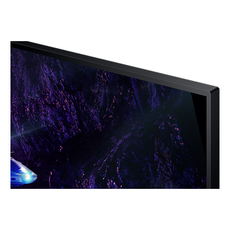 Zbliżenie na brzeg monitora gamingowego Odyssey G3 G30D 27" LS27DG300EUXEN 
