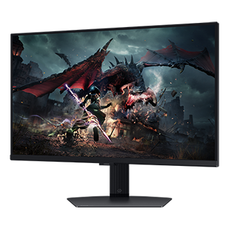 32"/27" Odyssey G5 G50D QHD 180Hz Gaming Monitor Swivel1 Black 