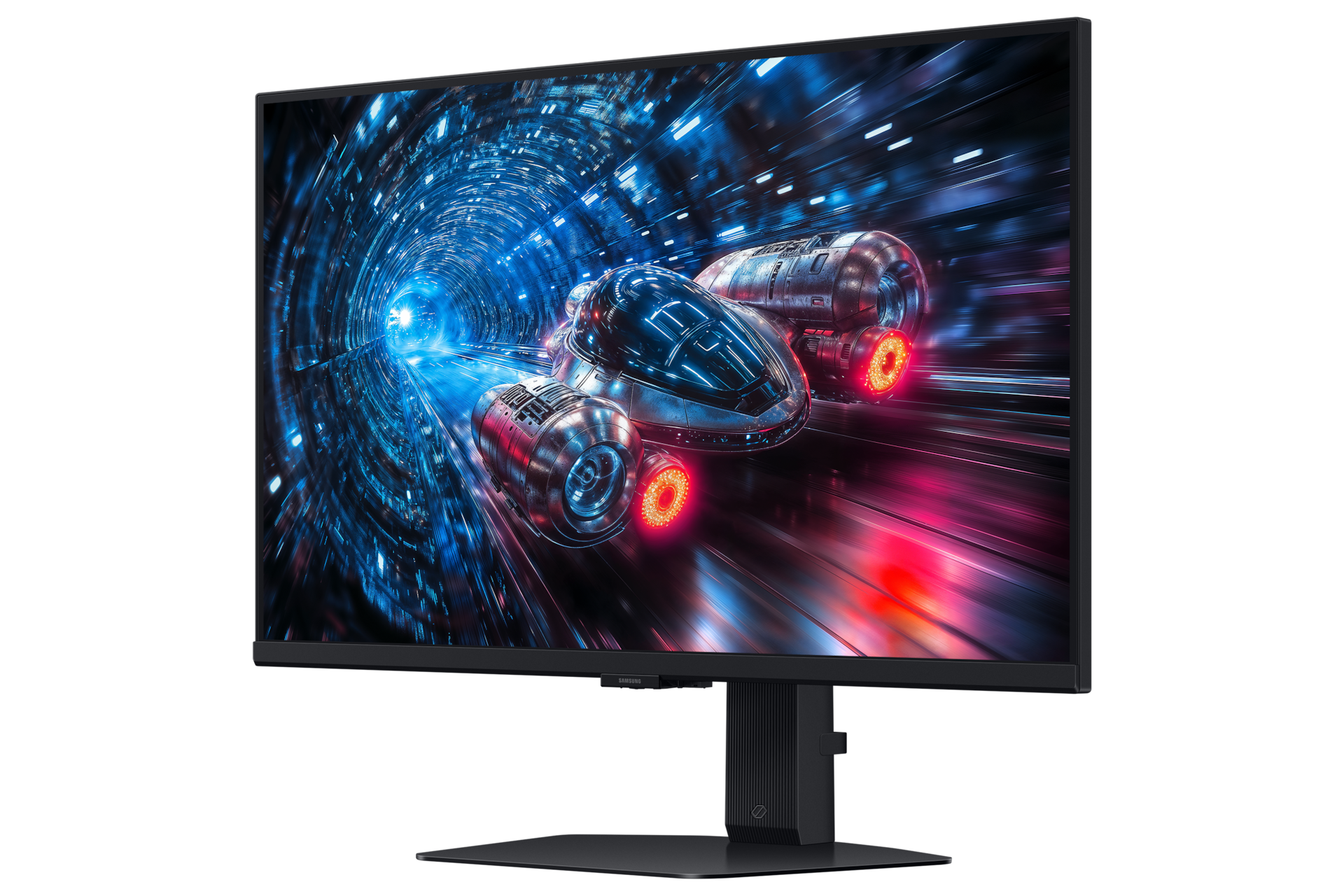 Samsung Odyssey G7 27'' G70F - widok skośny z lewej strony
