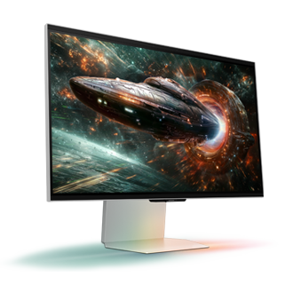 Monitor Gamingowy Odyssey 3D 27” 165Hz 4K UHD LS27FG900XUXEN, widok po skosie w prawo