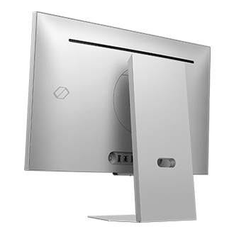 Monitor Gamingowy Odyssey 3D 27” 165Hz 4K UHD LS27FG900XUXEN, widok tyłem po skosie w prawo