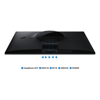 24/27 Inch Odyssey G3 G30H FHD 200Hz Gaming Monitor Detail-Connectivity Black 