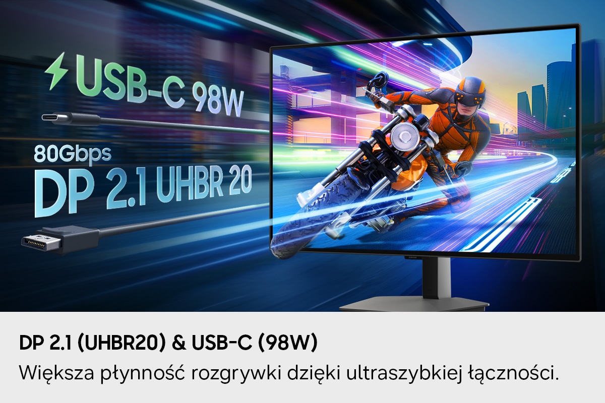 Monitor Gamingowy Odyssey OLED G8 27" 240Hz 4K G80SH LS27HG800SUXEN Srebrny