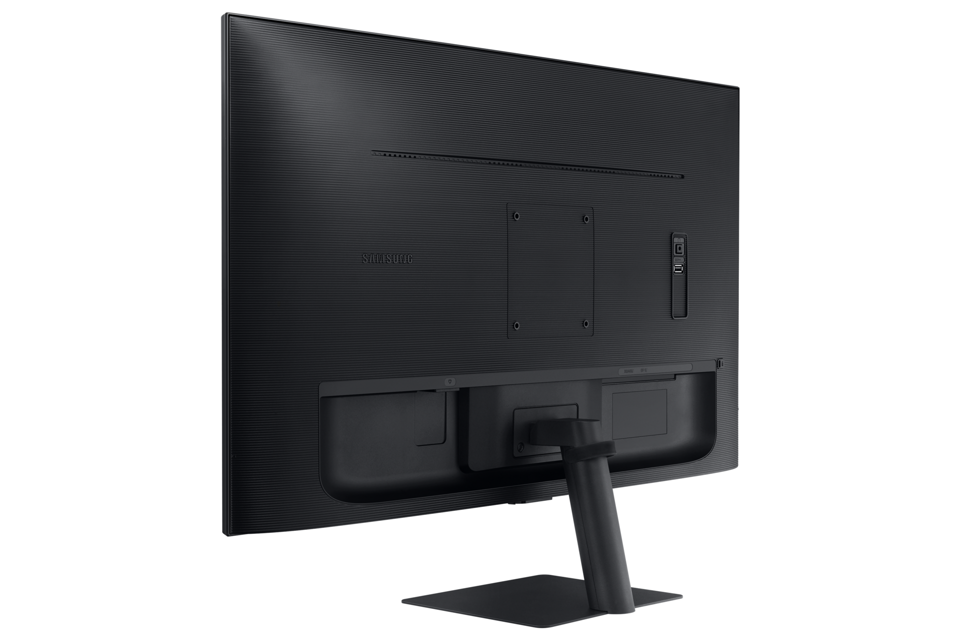 Monitor biznesowy Samsung ViewFinity S70A 32 cale (LS32A700NWPXEN) - widok po skosie z tyłu
