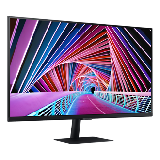 Monitor biznesowy Samsung ViewFinity S70A 32 cale (LS32A700NWPXEN) - widok po skosie w lewo