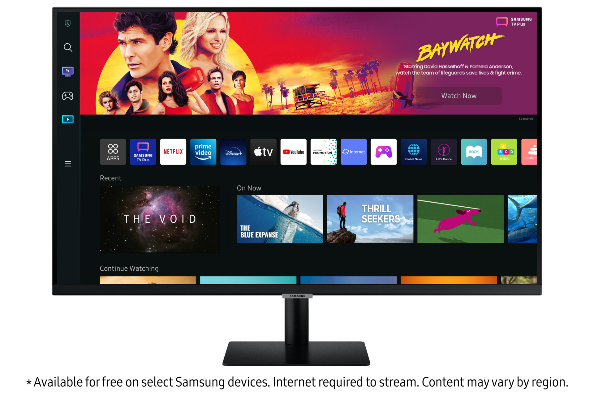 Monitor Smart M70B 32 cale (LS32BM702UPXEN) - widok z przodu 