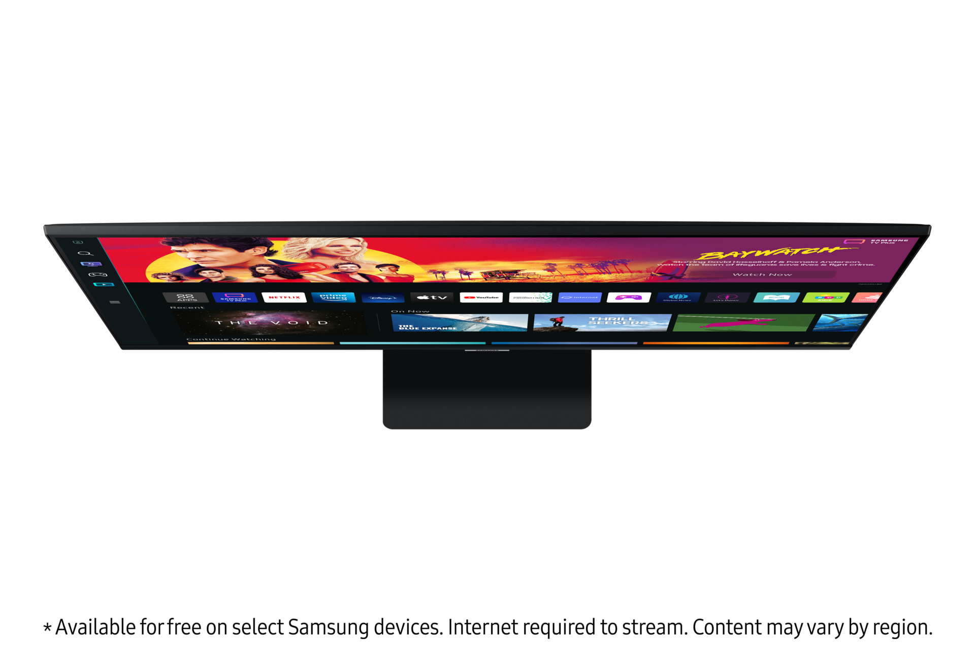 Monitor Smart M70B 32 cale (LS32BM702UPXEN) - widok z góry