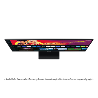 Monitor Smart M70B 32 cale (LS32BM702UPXEN) - widok z góry