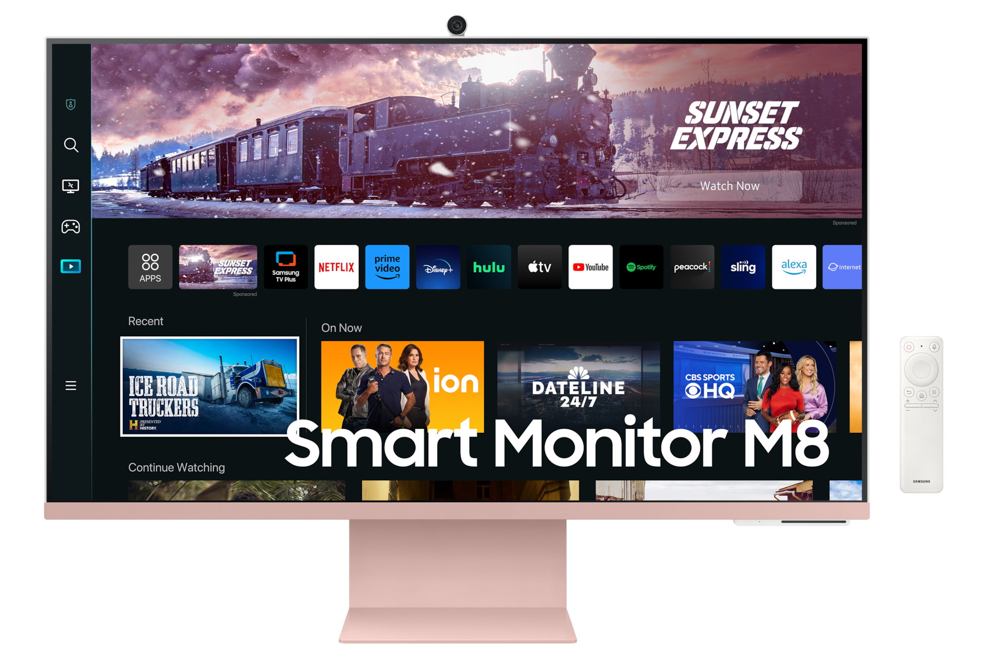 Samsung Smart Monitor M8ピンク 4K 32インチ Samsung M8 4K UHD Smart Monitor with Smart TV Experience