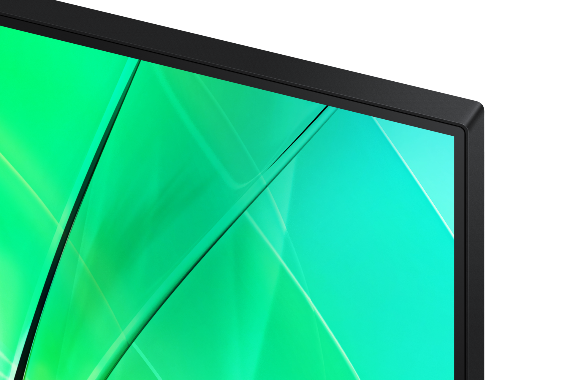 Monitor Viewfinity S6 32 cale QHD LS32D600UAUXEN - widok prawej górnej krawędzi ekranu