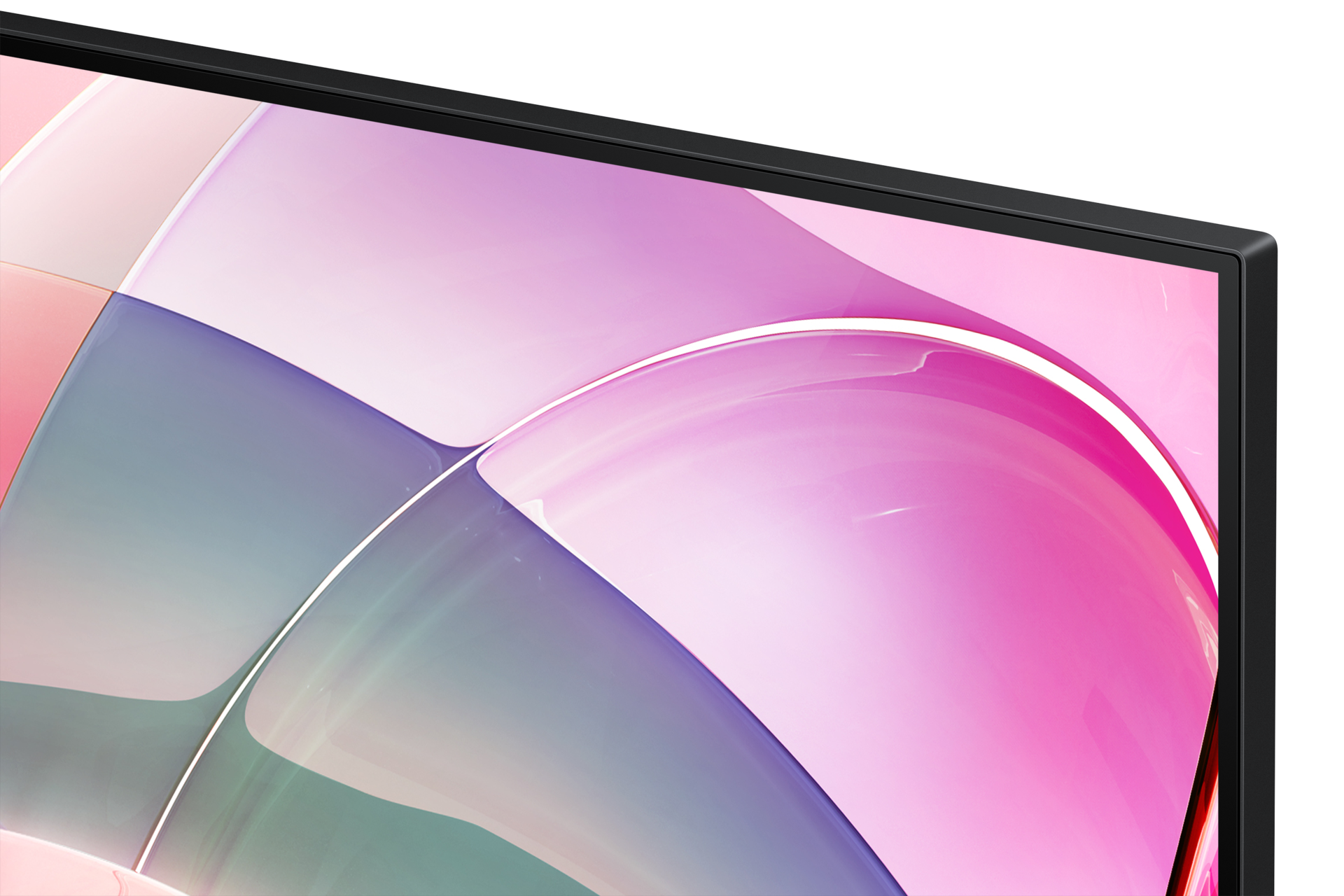 Monitor Viewfinity S7 32 cale 4K UHD LS32D700EAUXEN - widok prawej górnej krawędzi ekranu