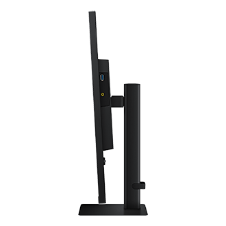 Monitor Viewfinity S7 32 cale 4K UHD LS32D700EAUXEN - widok bokiem przechylonym ekranem