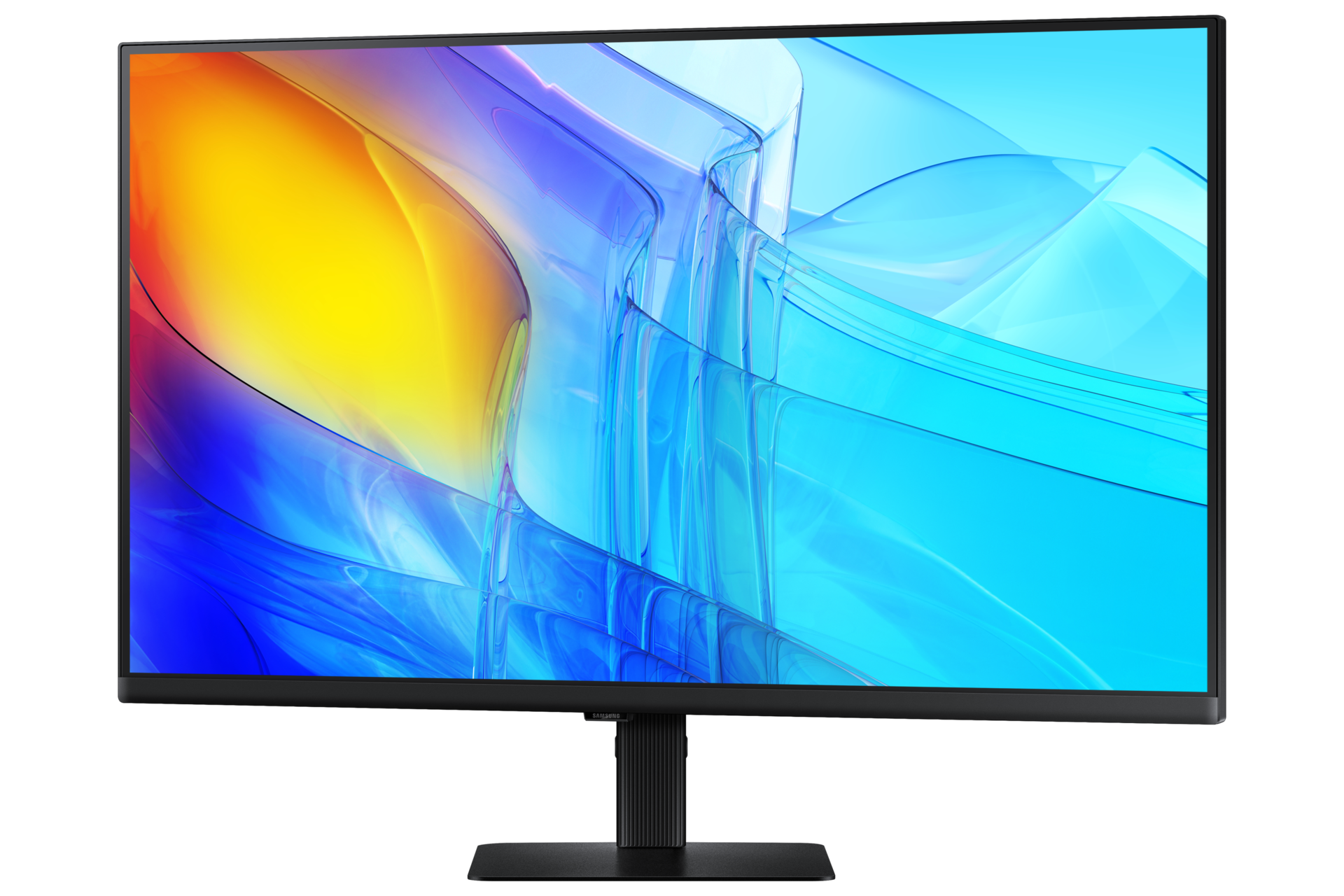 Monitor Viewfinity S8 32 cale 4K UHD LS32D800EAUXEN - widok z ekranem po skosie w prawo