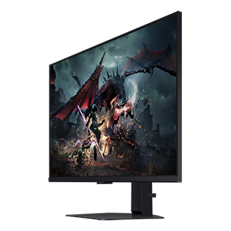32"/27" Odyssey G5 G50D QHD 180Hz Gaming Monitor Dynamic1 Black 