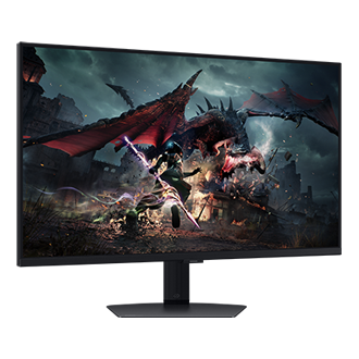 32"/27" Odyssey G5 G50D QHD 180Hz Gaming Monitor Swivel2 Black 