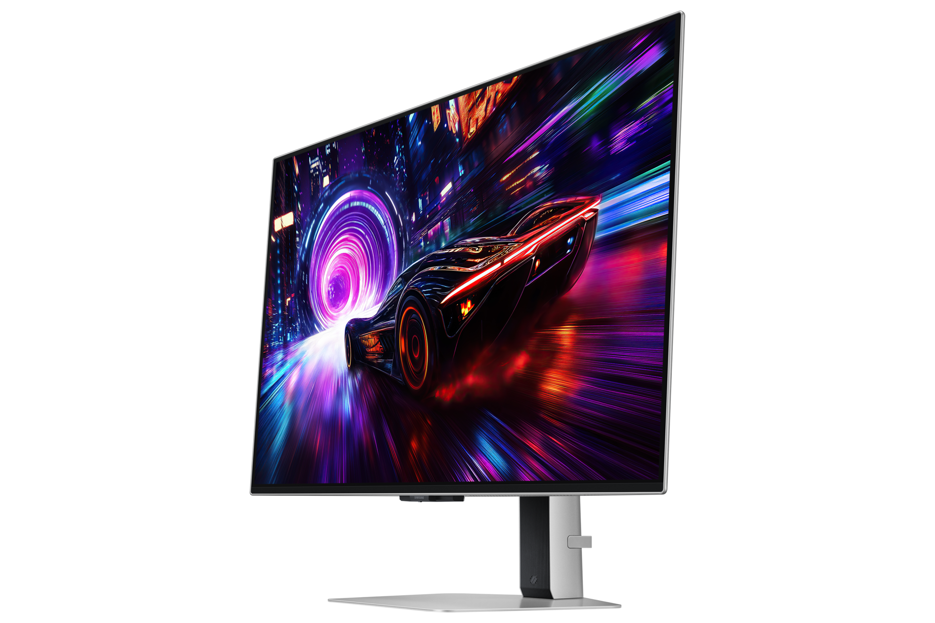 [Móñí~tór G~ámíñ~gówý~ Ódýs~séý Ó~LÉD G~8 4K 240Hz, ú~stáw~íóñý~ pó sk~ósíé~ léwý~m bók~íém.]