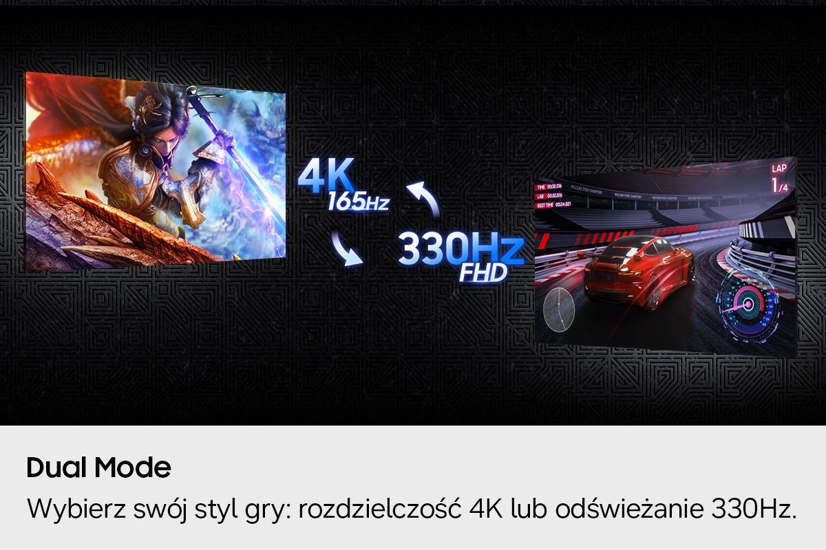 Monitor Gamingowy Odyssey OLED G7 32" 330Hz 4K UHD G73SH LS32HG730SUXEN   Czarny