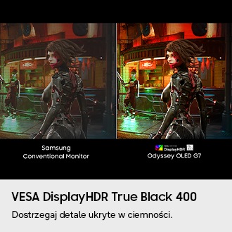 Monitor Gamingowy Odyssey OLED G7 32" 330Hz 4K UHD G73SH LS32HG730SUXEN   Czarny