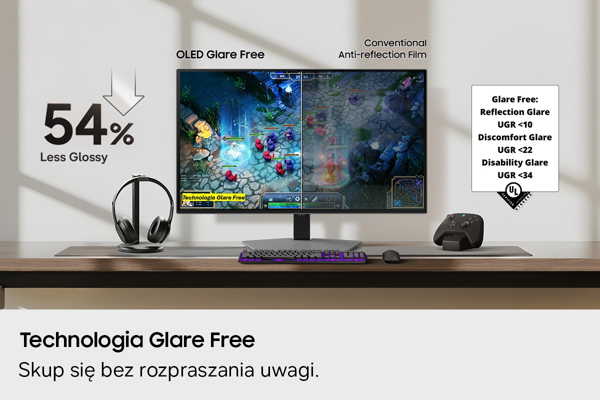 Monitor Gamingowy Odyssey OLED G8 32" 240Hz 4K G80SH LS32HG800SUXEN Srebrny