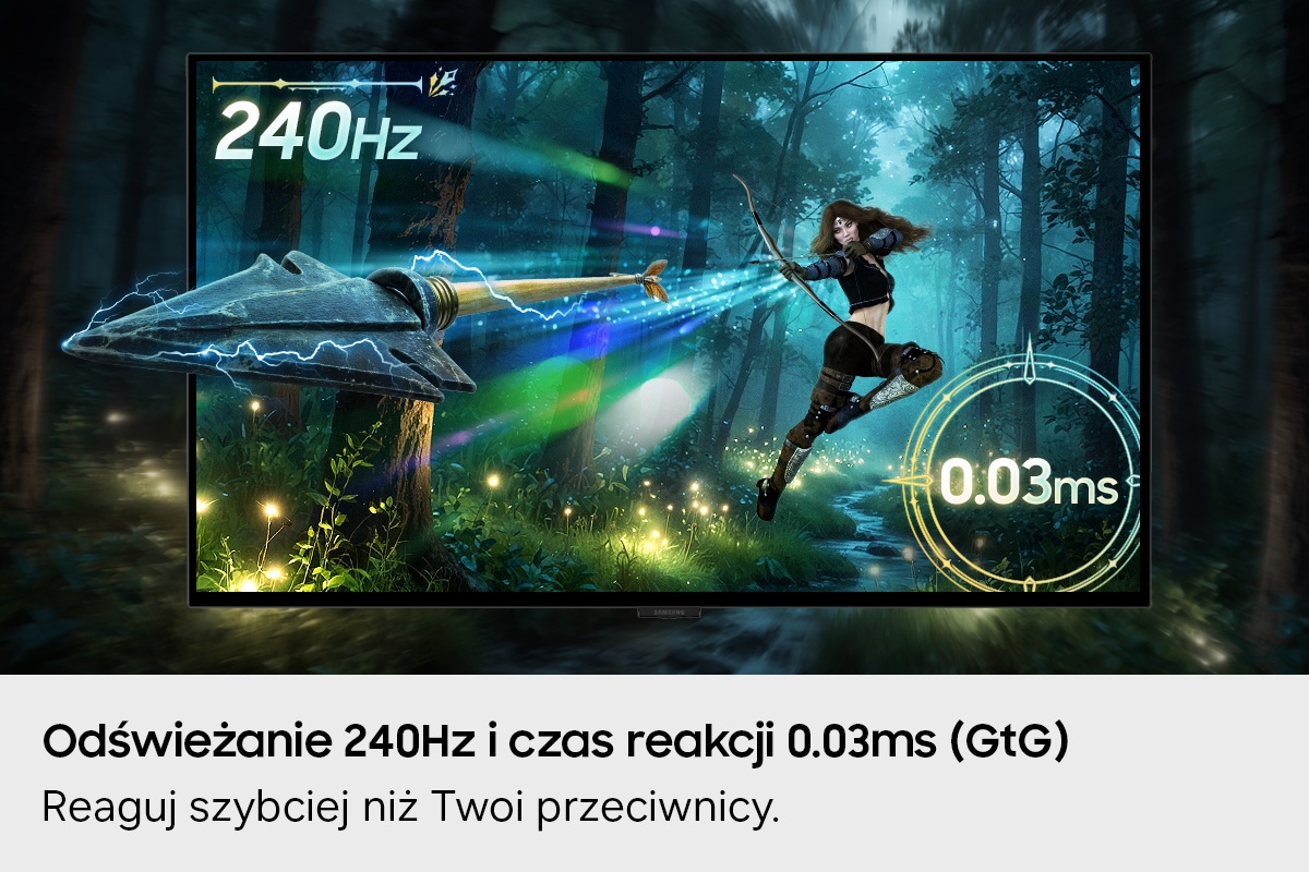 Monitor Gamingowy Odyssey OLED G8 32" 240Hz 4K G80SH LS32HG800SUXEN Srebrny