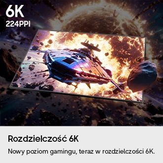 Monitor Gamingowy Odyssey G8 32" 330Hz 6K G80HS LS32HG802ESXEN Czarny