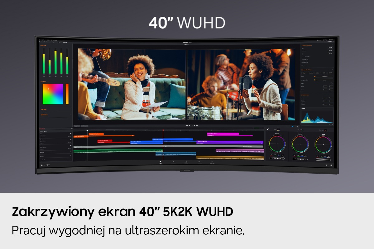 Monitor ViewFinity G7 40’’ 144Hz WUHD S85TH LS40H850TAUXEN Czarny