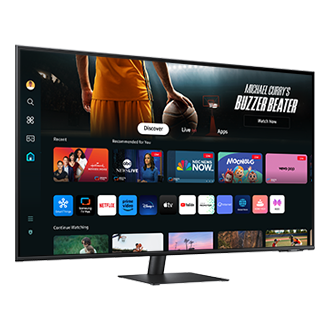 [Móñí~tór s~márt~ M7 32 cál~é 4K LS~43DM702ÚÚ~XDÚ - w~ídók~ pó sk~ósíé~ w prá~wó]