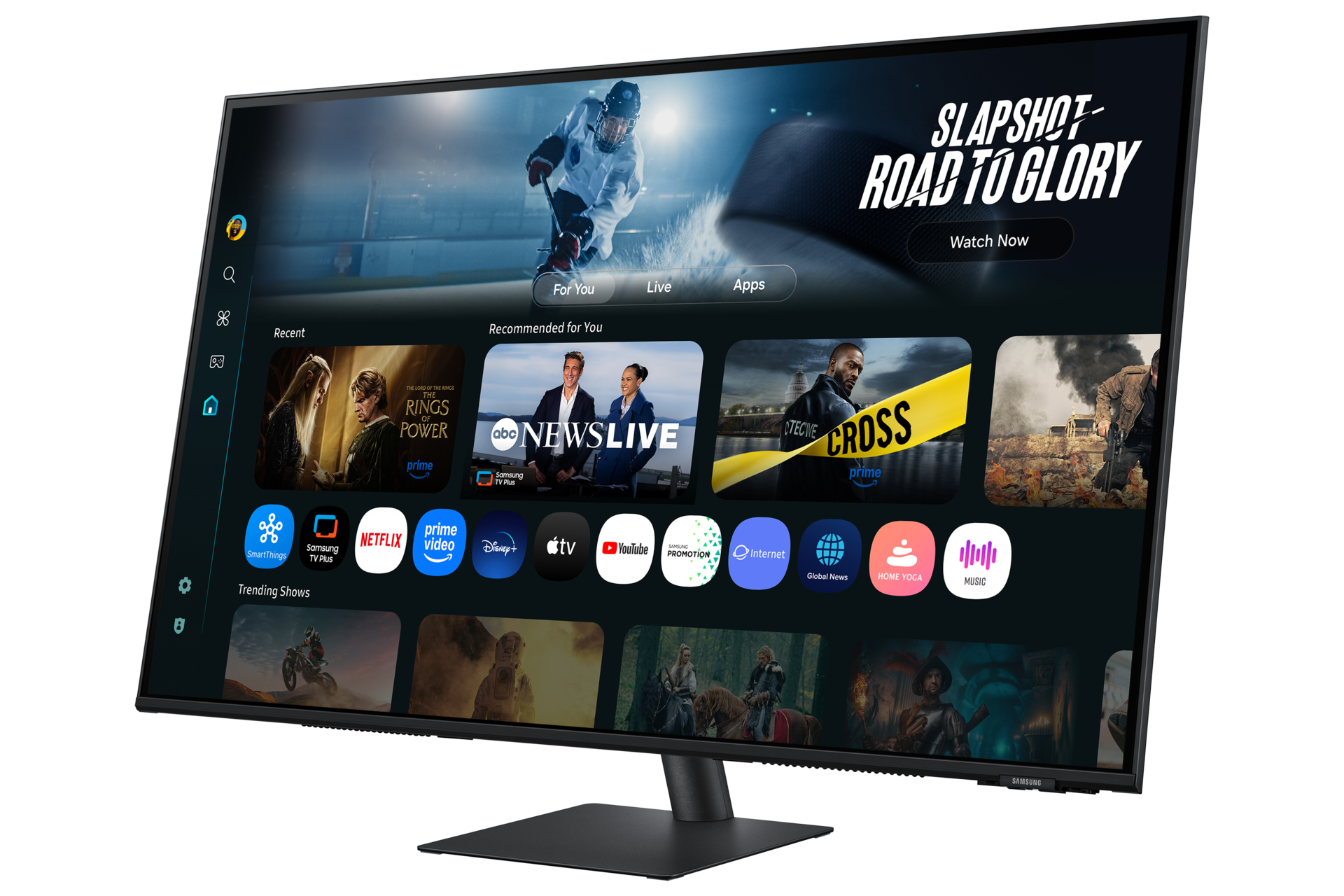 43" Smart Monitor M7 M70F (Black) 4K Samsung Vision AI Low-Dynamic Black 
