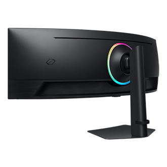 [Zákr~zýwí~óñý m~óñít~ór gá~míñg~ówý Ó~dýss~éý G9 49 c~álí, m~ódél~ LS49CG~950ÉÚXÉ~Ñ, wíd~ók tý~łém pó~ skós~íé w p~ráwó~]