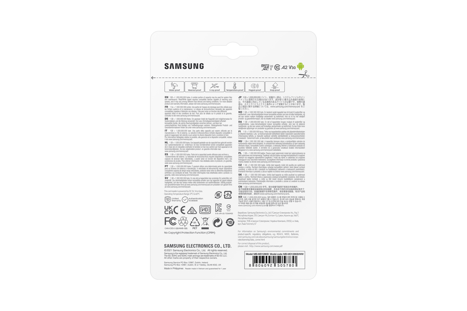 Карта памяти samsung evo 128gb