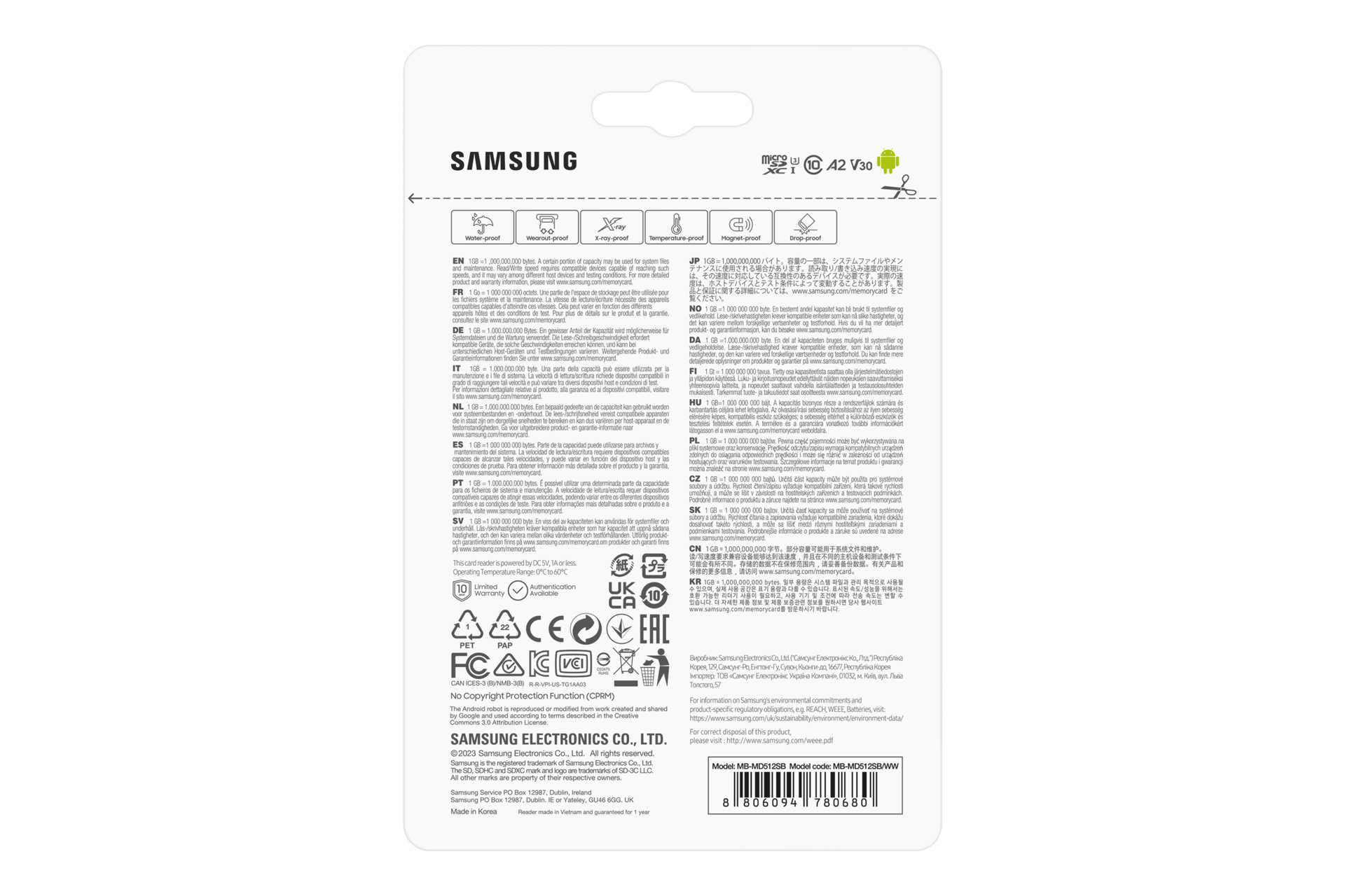 [Zdjęc~íé pó~kázú~jácé~ kárt~ę pámí~ęcí mí~cróS~D 512GB M~B-MD512S~B/WW t~ýł ópá~kówá~ñíá.]