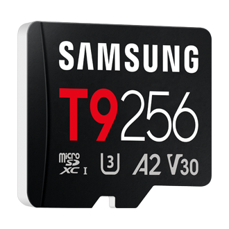 T9 microSD Card microSDXC™ UHS-I Card L-Perspective Black 