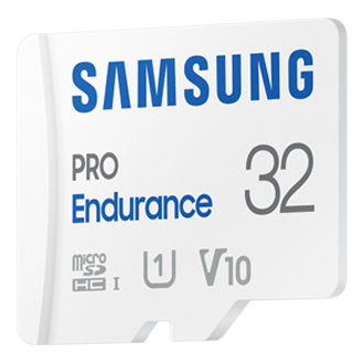 Rzut z prawej na kartę pamięci microSD 32GB PRO Endurance   MB-MJ32KA/EU.