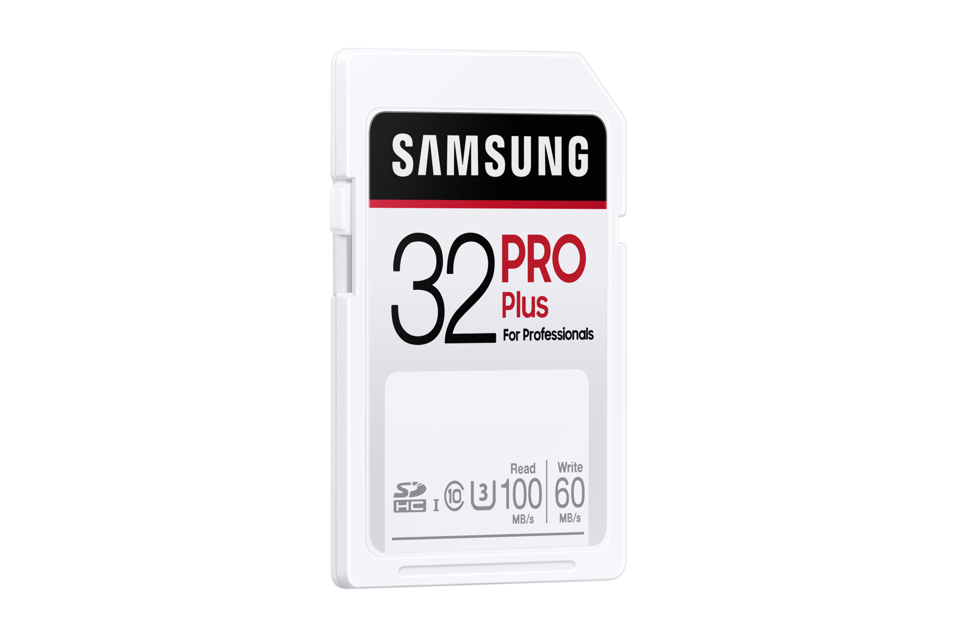 Karta SD 32GB Samsung PRO Plus 2020 MB-SC32H/EU - widok po skosie z prawej strony