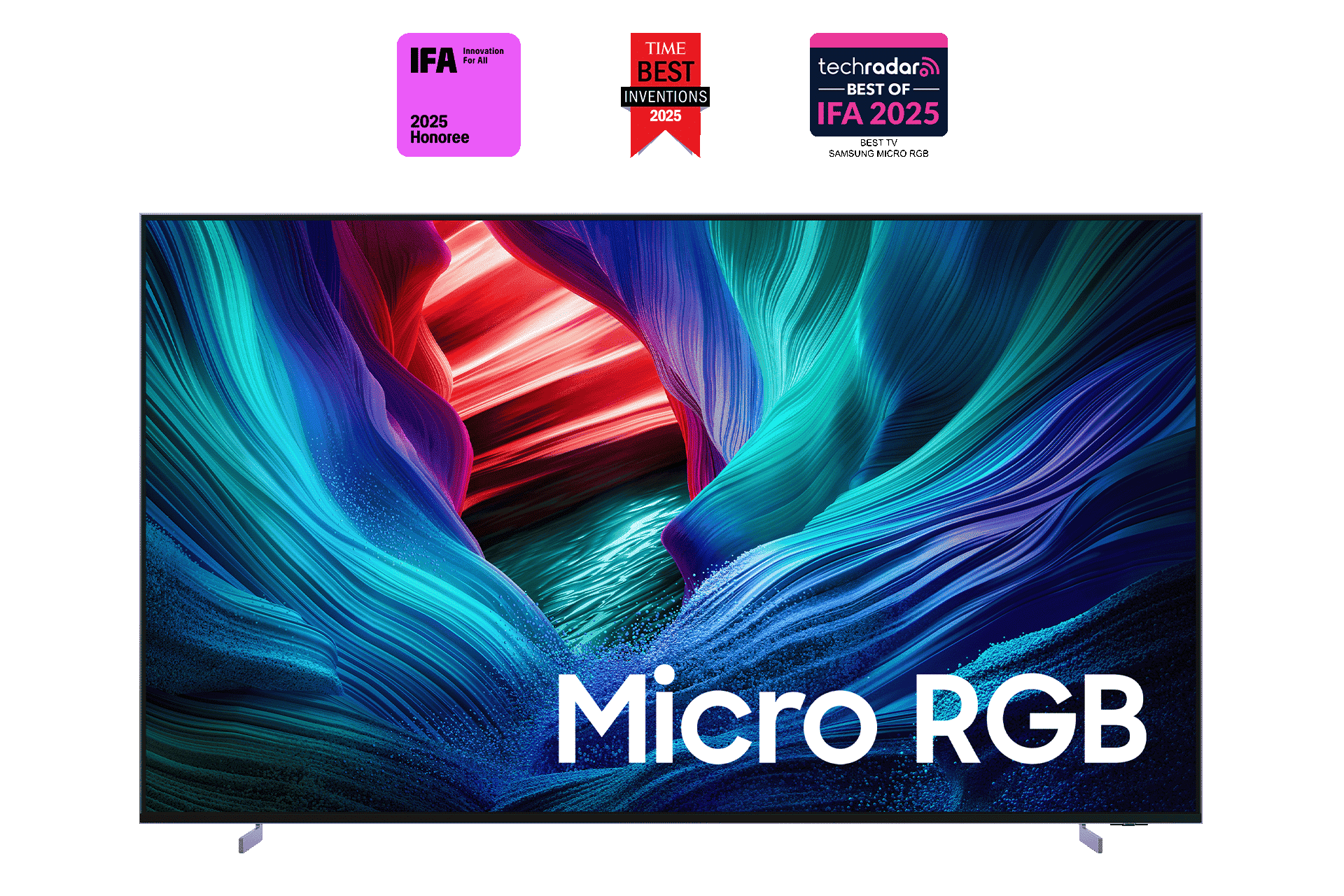 Telewizor 115" Micro RGB R95F 4K Samsung Vision AI Smart TV (2025) - widok z przodu