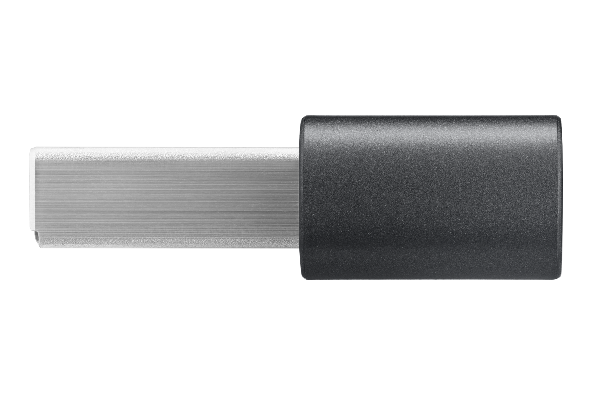 Minimalistyczny pendrive 64 GB Samsung FIT Plus 2020 USB 3.1 Flash Drive MUF-64AB/APC z 5-letnią gwarancją i szybkością sekwencyjnego odczytu 300 MB/s - widziany z boku 