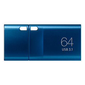 Pendrive Samsung 64GB USB-C 3.1 Flash Drive, widok na tył.