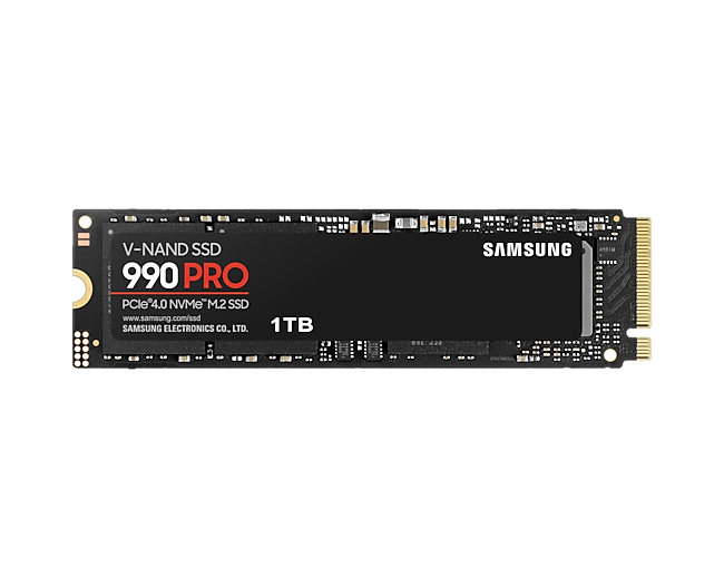 Dysk SSD 990 PRO PCle 4.0 NVMe™ M.2 SSD 1TB widok z przodu